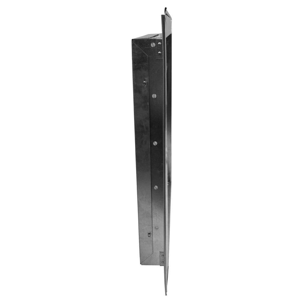 18 In. Automatic Metal Shutter for Gable Mount Power Attic Ventilators