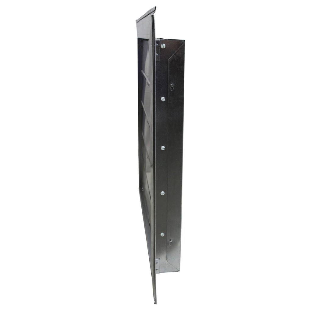18 In. Automatic Metal Shutter for Gable Mount Power Attic Ventilators