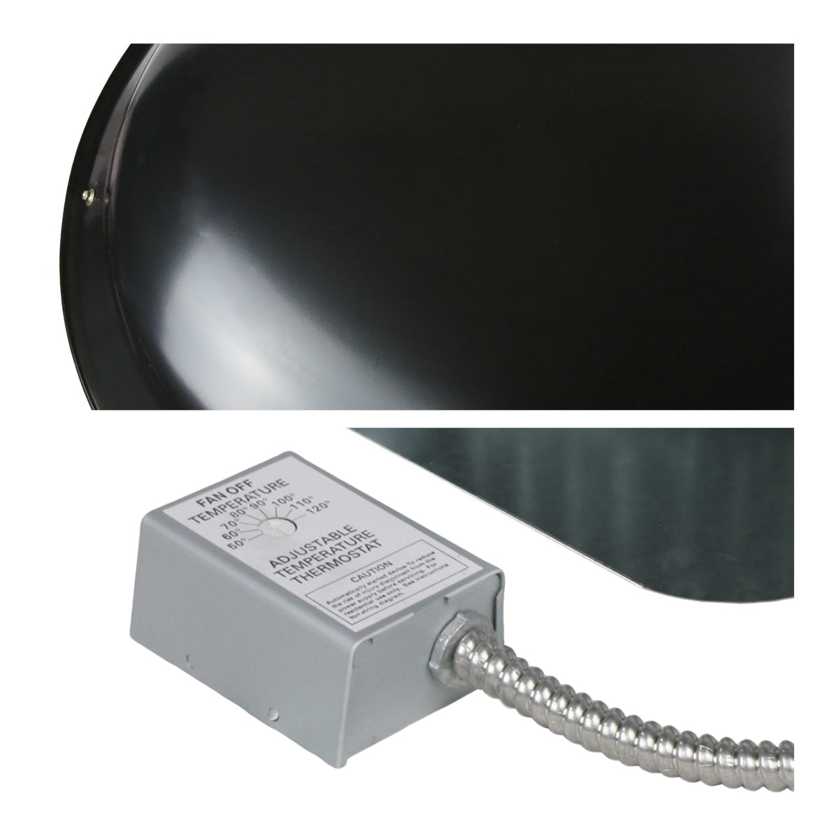 4000 Series 1,600 CFM Roof Mount Power Attic Ventilators