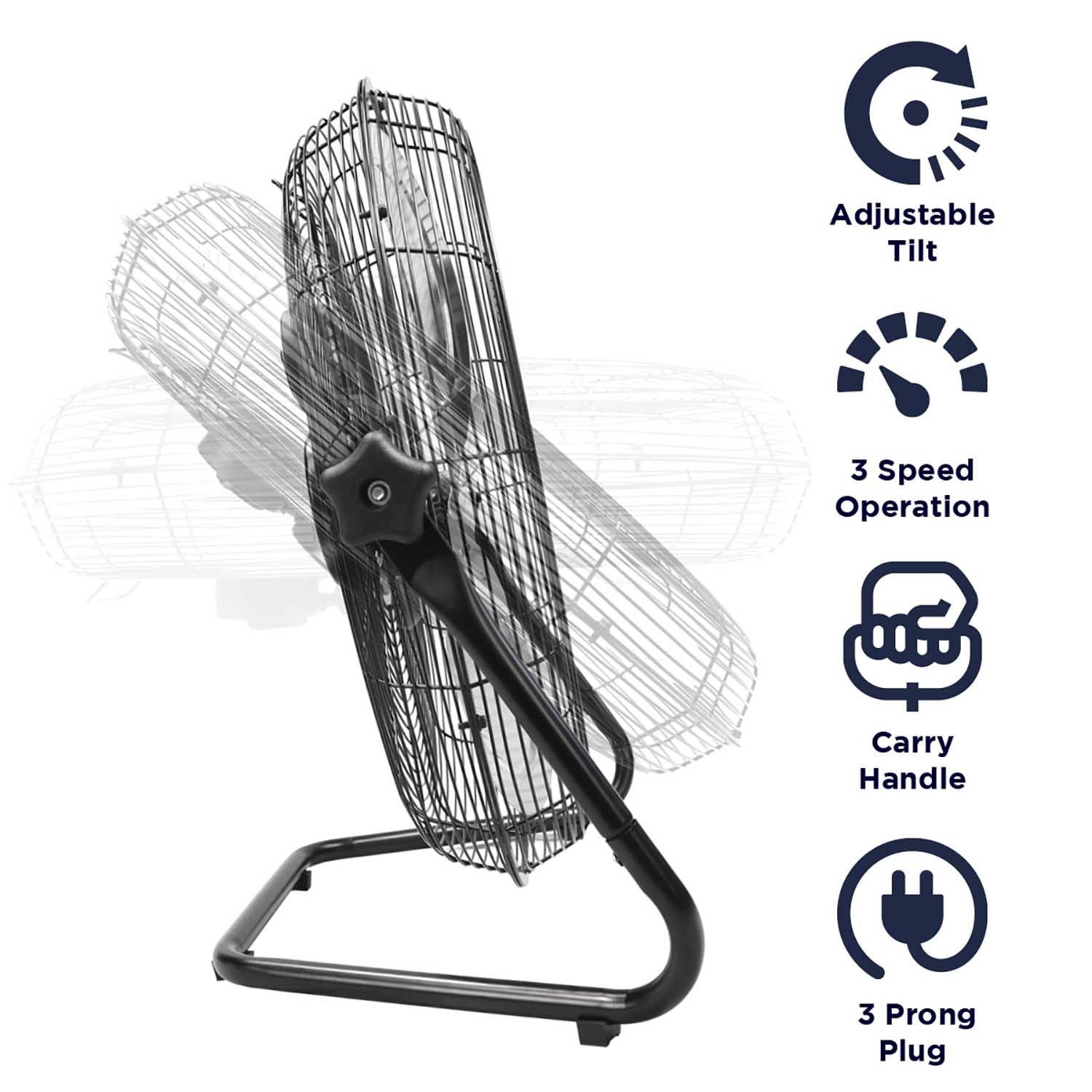 Big Air 20 In. 3-Speed Tilting High Velocity Floor Fan