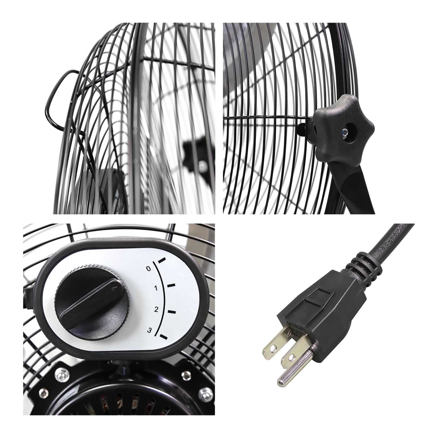 Big Air 20 In. 3-Speed Tilting High Velocity Floor Fan
