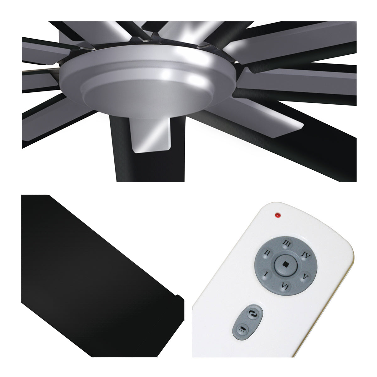 96 In. Indoor 6-Speed Ceiling Fan