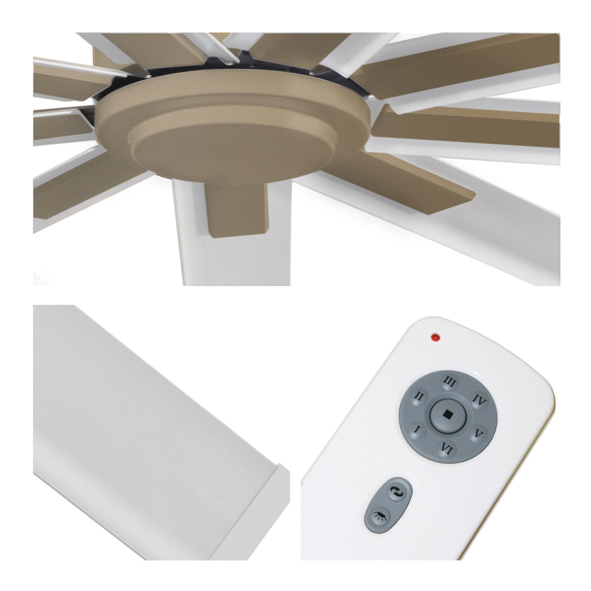 96 In. Indoor 6-Speed Ceiling Fan