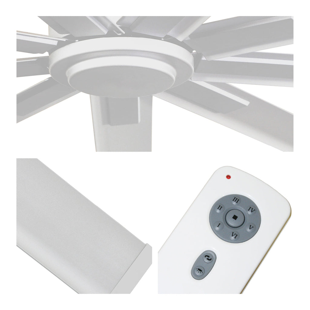 96 In. Indoor/Outdoor 6-Speed Ceiling Fan