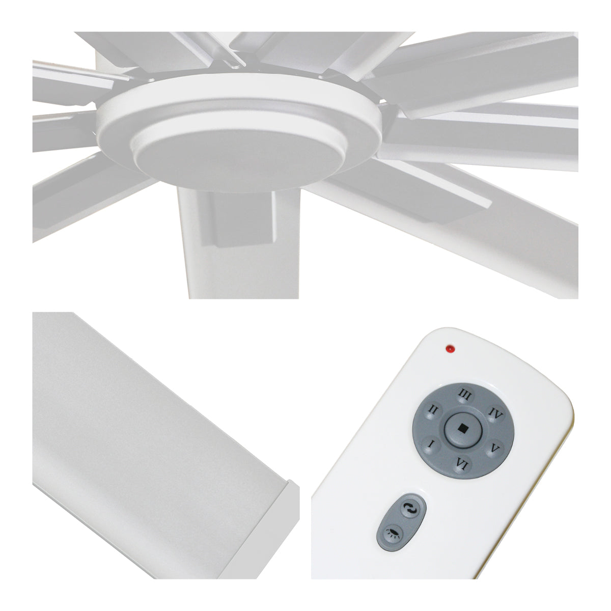96 In. Indoor/Outdoor 6-Speed Ceiling Fan