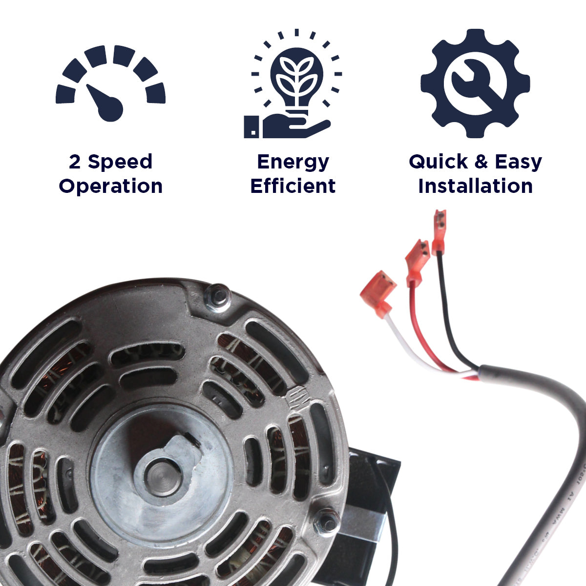 Maxx Air XE425 Motor and 2 In. Pulley for 36 In. and 42 In. Belt Drive Drum Fans