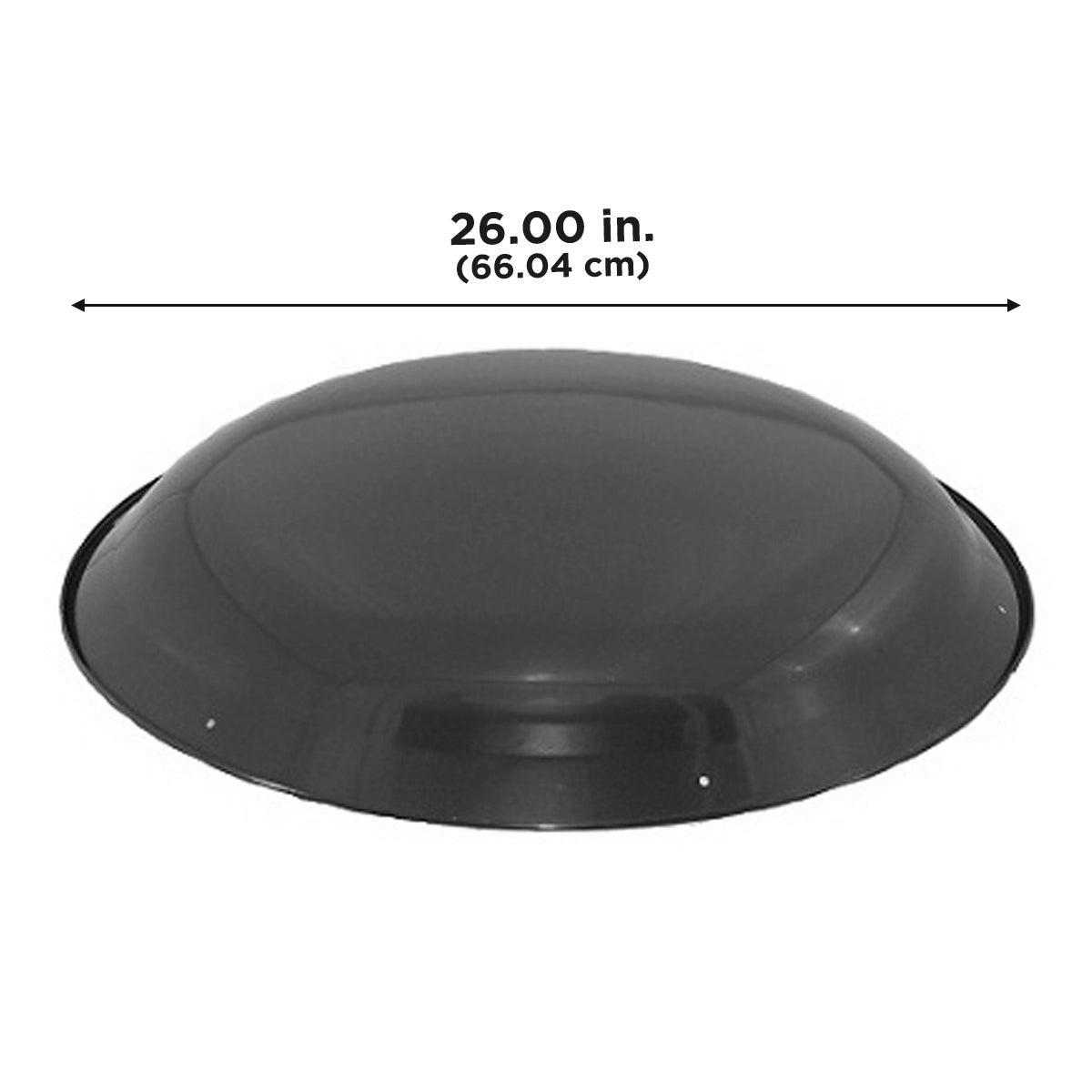 Aluminum Dome for Roof Mount Power Attic Ventilators